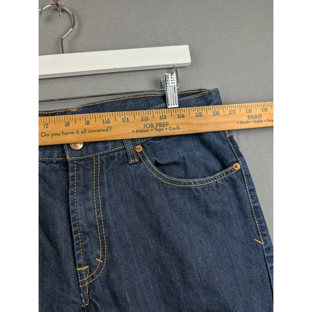 U.S.‎ Polo Assn Mens Dark Wash Straight Leg Denim Jeans 34x34
